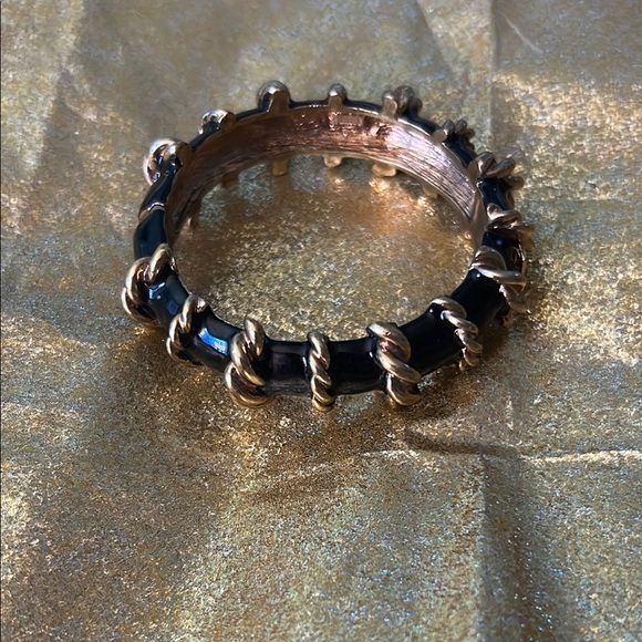 Banana Republic Black and Gold Bracelet with Intricate Design - Picture 6 of 6